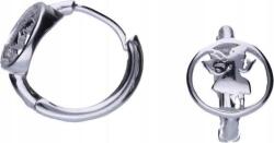 Lovrin Ezüst 925 karika fülbevaló tündér mintával 2, 55g divatos elegáns ajándék (Lovrin 46554)