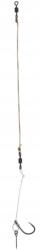 Anaconda előke Piercer Hinged Stiff Combi D-Rig szakállas horoggal, 6-os méret, (2450066)