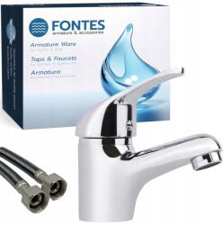  Mosdó Csaptelep Fontes Alacsony Pultra Szerelhető Króm Fürdőszoba Csaptelep Mosdóhoz (PF610001)