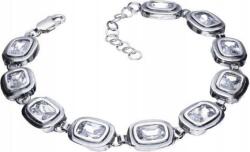 Lovrin Ezüst 925 karkötő nagy cirkónia kövekkel, 16, 42g, divatos charmokkal (Lovrin 53218)