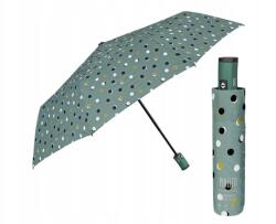 Perletti Technology női mini esernyő pöttyös mintával zöld, 21780 (21780)