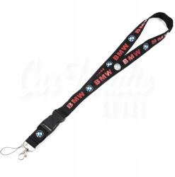 BartPart Bmw kulcstartó póráz, nyakba akasztható, hosszú, fekete