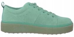 s.Oliver Női félcipő S. Oliver bőr zöld menta színű 40-es méret (5-23629-20 703)