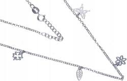 Lovrin Ezüst nyaklánc 925 áttört mintával, medálokkal, 2, 66g, finom ajándék (Lovrin 52002)