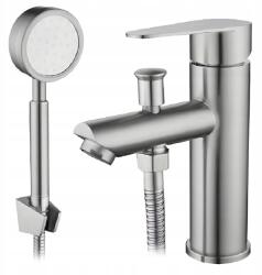  Kádtöltő Csaptelep Zuhany Álló Kád Csaptelep Zuhanyzóval Króm Ezüst (6002071)