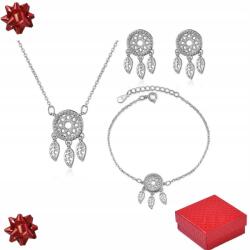  női ezüst ékszerszett 925-ös Szett Álomfogó ajándék Doboz (g231)