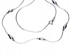 Lovrin Ezüst nyaklánc 925 olívák gyémántozott medállal ajándékba divatos minta (Lovrin 64680)