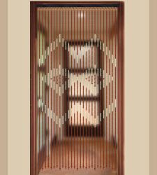 Makramé ajtófüggöny bambusszal és fával (8050265142108)