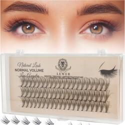 Lewer Szempillabundák Eyelash Lewer Los Angeles Normál Volume 8mm Természetes Selyem (Los Angeles 8mm)