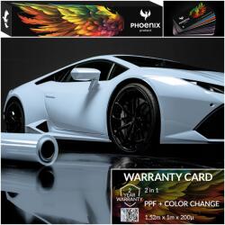  Színes Ppf fólia Phoenix Protect Színváltó autó Shark Blue (Folia PPF Shark Blue 152cmx100cm)