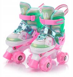 meteor Állítható Görgős Korcsolya Gyerekeknek Meteor Mermaid M 34-37 Led kerekekkel, 100 kg-ig (16968)
