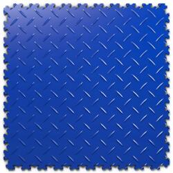  Kék bordázott Pvc padlólapok garázsba, műhelybe, szervizbe (SF PVC)