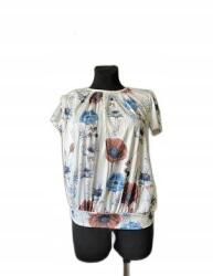  Czimoo Női Póló, Fehér Virágmintás Blúz, M-es Méret (B0CRGLQCBT)