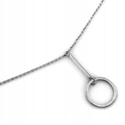 Lovrin Ezüst nyaklánc 925-ös karika medállal 2, 01g, divatos mintával (LOVRIN 65521)