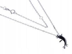 Lovrin 925-ös ezüst nyaklánc madárka medállal, divatos mintával ajándéknak is kiváló (Lovrin 64887)