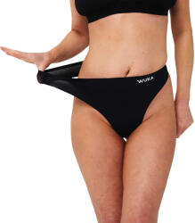 WUKA varrásmentes Stretch menstruációs tanga, fekete (WST-black) XS - L