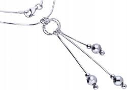 Lovrin Ezüst nyaklánc 925, gyémántcsiszolt, golyókkal, 5, 60g, elegáns, divatos minta (Lovrin 52897)