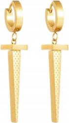  Aranyozott Fülbevalók Sebészeti Acélból