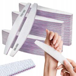 Lewer Körömreszelő 100/180 Hajó Zebra Félhold Szett 50 Db Kétoldalas (PILNIK DO PAZNOKCI 100/180 50 SZTUK)