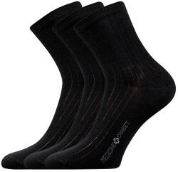 Lonka 3PACK șosete Lonka negre (Demedik) L (158890)