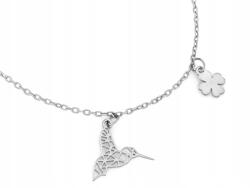 Lovrin Női ezüst nyaklánc 925-ös, négylevelű lóherével, modern, fényes (63604162)