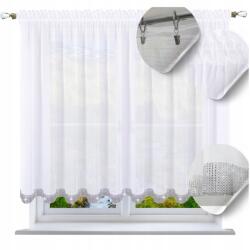 NOW-ART Rövid, kész függöny cirkóniákkal, 100x200 cm, konyhába, sima függöny (5090 100x200)