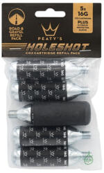 Peaty´s Holeshot Co2 Патрони 5 бр. - Road & Gravel Цвят: черен