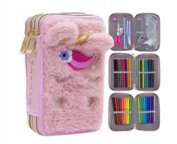 Astra Háromszintes, töltött tolltartó AstraBAG Fluffy Unicorn, AC31, 503024085 (503024085)