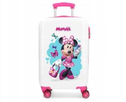 Joumma Bags Luxus Minnie Egér fehér Abs gyermek utazóbőrönd, 55x34x20cm, 4641462 (8435465091287)