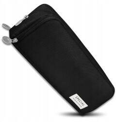  Háromrekeszes tolltartó Multifunkcionális tasak ceruzákhoz, filctollakhoz, kozmetikumokhoz (Piórnik Kosmetyczka Na Kredki Kosmetyki)