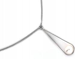 Lovrin Ezüst nyaklánc 925 hosszú medállal, elegáns gömb díszítéssel, divatos ajándék (35796)