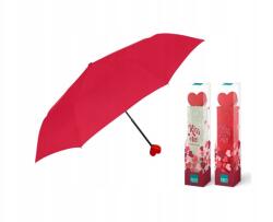 Perletti Női összecsukható esernyő Valentin piros tok, 26099 (26099)