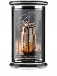 Kringle Candle Caramel, Cocoa & Toasted Fluff Kringle Candle nagy gyertya 2 kanóc (624g) (0153-001524)