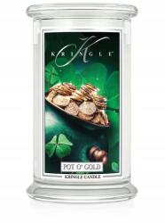 Kringle Candle Pot O'Gold Kringle Candle nagy gyertya két kanóccal (624g) (0153-001517)