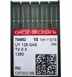 Groz-Beckert Varrógéptűk Groz Beckert Renderkához, Éles, UY128GAS 110/18R (UY128GAS 110/18R)