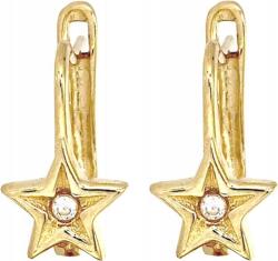 Lovrin Arany fülbevaló kislányoknak, 585-ös csillagocskák cirkóniával, 1, 15g (Lovrin 20520)