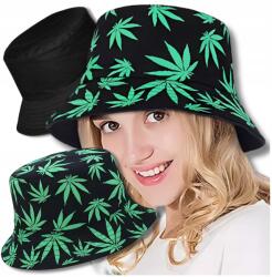 EdiBazzar Bucket kalap, horgász kalap, kétoldalas, levél mintás, két színű, univerzális (Czapka Kapelusz BUCKET RYBACKI dwustronny)