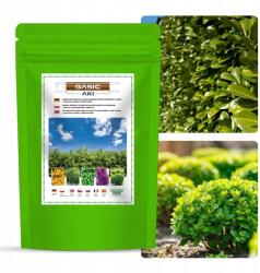 Green Oro Őszi műtrágya bukszushoz, szivarfához, babérmeggyhez, borókához, bükkhöz Basic Aki 1, 5kg (Nawóz Jesienny do Bukszpanów Basic AKI 1,5kg)