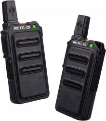Retevis RT619 Walkie Talkie, Újratölthető Rádiókészülék, PMR446, Nagy Hatótávolság (A9160B)
