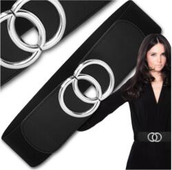 EdiBazzar Női széles fekete gumis Öv rugalmas fűző (5905884014301)