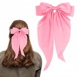  Nagy, elegáns hajtű masni, szatén, francia stílusú Púder Rózsa