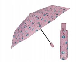 Perletti Technológia, Női automata esernyő Fiori/antik rózsaszín, 21776 (21776)