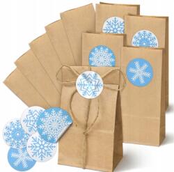 Allbag Papír Tasak Matrica Ajándék Csomagolás Édességek Szett 10 db