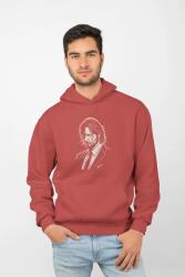  D&b Unisex Hoodie MO00026 John Wick Halványpiros-Méret 2XL