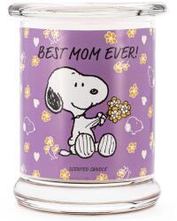 Peanuts Illatos gyertya ajándék ötlet anyák napjára Best Mom Ever Snoopy Peanuts (4262399023749)