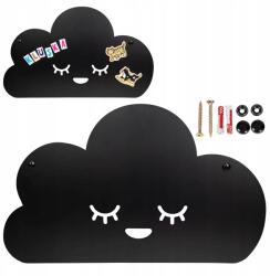 Mágneses tábla Felhő mágnesek húsvéti ajándék gyerekeknek (Metalowa tablica na magnesy Chmurka czarna)