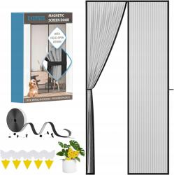  Mágneses Szúnyogháló Ajtóra, Fúrás Nélkül, Rovarok Ellen, 90 x 220 cm (B0D14LF7MX)