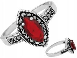 Lovrin 925-ös ezüst gyűrű cirkóniákkal, stílusos, márkás, markazitokkal, 19-es méret (63951492)