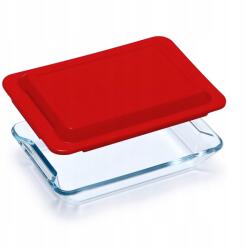  4 darabos hőálló edénykészlet fedőkkel, 1 1, 7 2, 8 4, 2 literes