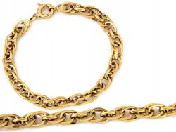 Lovrin Elegáns, divatos, 585-ös arany (14 karátos) karkötő, nagy, összefonódó szemekkel, 6, 18g (58802566)